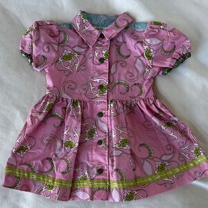 Pink Floral Baby Dress